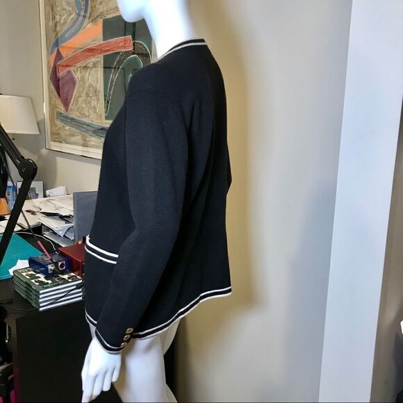 Ballantyne Cashmere Cardigan Sweater Blue Medium - Picture 13 of 16